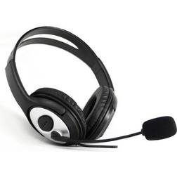 Coolbox CoolChat 3.5 Casque Avec Microphone COO-AUM-01 Noir Noir/Argenté