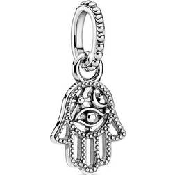 Pandora Protective Hamsa Hand Dangle Charm - Silver