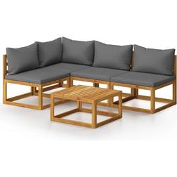 vidaXL 3057626 Loungeset, 1 Bord inkl. 4 Soffor