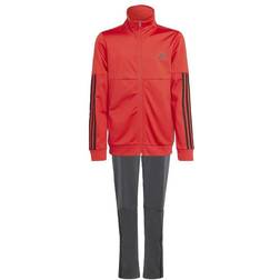 Adidas Junior 3-stripes Team Tracksuit - Vivid Red/Black (GT0349)