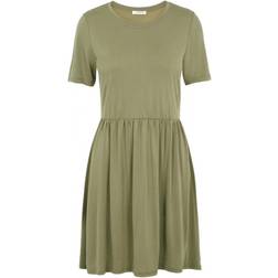 Pieces Kamala Mini Dress - Deep Lichen Green