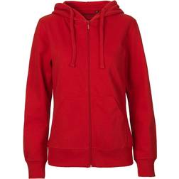 Neutral Zip Hoodie Women - Red