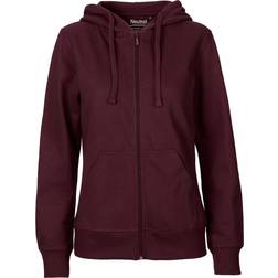 Neutral Zip Hoodie Women - Bordeaux