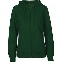 Neutral Zip Hoodie Women - Bottle Green