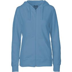 Neutral Zip Hoodie Women - Dusty Indigo