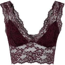 Pieces Lina Lace Bra - Port Royale