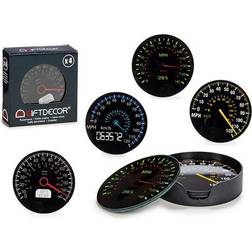 BigBuy Home Speedometer Glasbrik 4stk