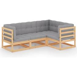 vidaXL 3076594 Loungesæt, borde inkl. 4 sofaer