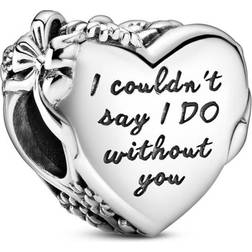 Pandora Bridesmaid Heart Charm - Silver