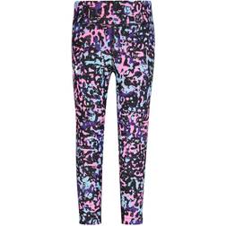 Under Armour Girl's HeatGear Printed Ankle Crop - Black/White (1361239-002)