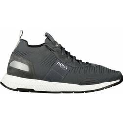 HUGO BOSS Titanium Runn Knit M - Dark Grey