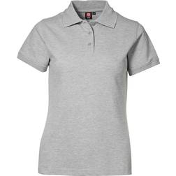 ID Ladies Stretch Polo Shirt - Grey Melange