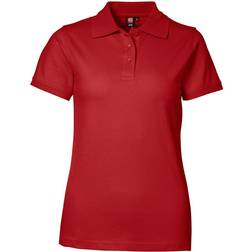 ID Ladies Stretch Polo Shirt - Red