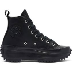 Converse Monocolor Leather Run Star Hike High Top - Black/Black/Almost Black