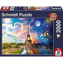 Schmidt Spiele Paris Day And Night 2000 Pieces