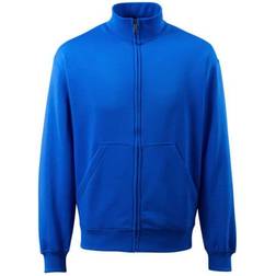 Mascot Crossover Sweatshirt with Zipper - Royal