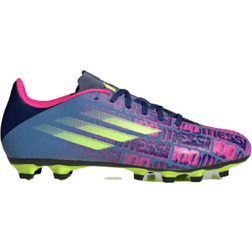 Adidas X Speedflow Messi.4 Flexible Ground - Victory Blue/Shock Pink/Solar Yellow