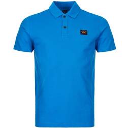 Paul & Shark Iconic Badge Polo Shirt - Blue