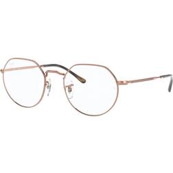 Ray-Ban JACK Monture Cuivre brillant Verres Incolore polarisé 51-20