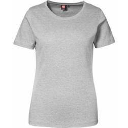 ID Ladies Interlock T-shirt - Grey Melange