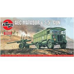 Airfix AEC Matador & 5.5" Gun