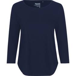 Neutral Ladies 3/4 Sleeve T-shirt - Navy