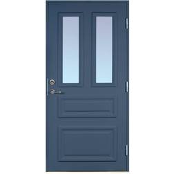 Scandidoor Exklusiv Ytterdörr Frostat glas S 6020-R90B H (90x200cm)