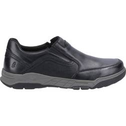 Hush Puppies Leren Herenschoenen Fletcher - Zwart