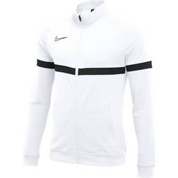 NIKE Men's Academy 21 Knit Track Training Jacket - White/Black