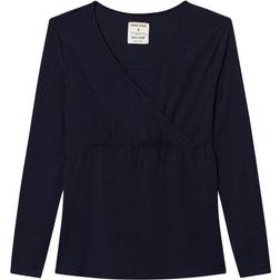 Mom2moM Glow Maternity Top Navy