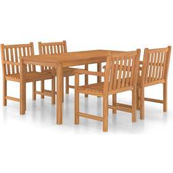vidaXL 3059939 Patio Dining Set, 1 Table incl. 4 Chairs