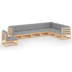 vidaXL 3076664 Lounge-Set, Tisch einschl. 8 Sofas