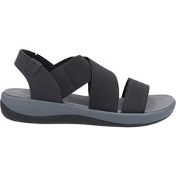 Hush Puppies Sophia Elastic Cross Strap - Black