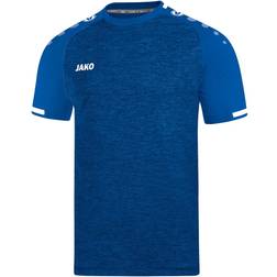 JAKO Prestige Short Sleeve Jersey Men - Sport Royal Melange/White