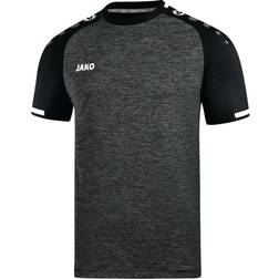 JAKO Prestige Short Sleeve Jersey Men - Black Melange/White