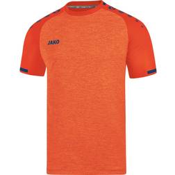 JAKO Prestige Short Sleeve Jersey Men - Flame Melange/Navy