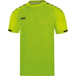 JAKO Prestige Short Sleeve Jersey Men - Neon Green Melange/Black