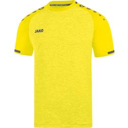 JAKO Prestige Short Sleeve Jersey Men - Light Citro Melange/Anthracite