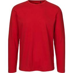 Neutral O61050 Organic Long Sleeve T-shirt - Red