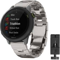CaseOnline Titanium Armband for Garmin Forerunner 745