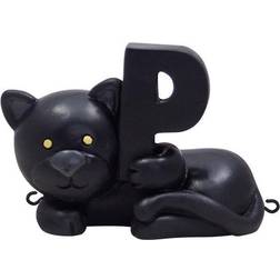 Kids by Friis Birthday Trains Panter P Letter Black