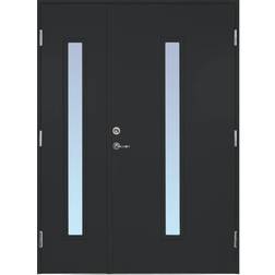 Scandidoor Torp Ytterdörr Frostat glas S 9000-N H (150x210cm)