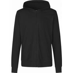 Neutral O62301 Jersey Zip Hoodie Unisex - Black