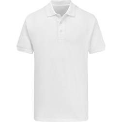 Ultimate Unisex 50/50 Pique Polo Shirt - White