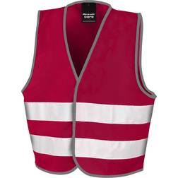 Result Kid's Enhanced Hi-Vis Vest - Burgundy