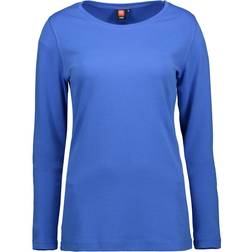 ID Ladies Interlock Long Sleeved T-shirt - Azure