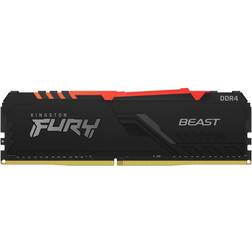 Kingston Fury Beast RGB Black DDR4 2666MHz 16GB (KF426C16BBA/16)