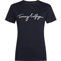 Tommy Hilfiger Heritage Crew Neck Logo T-shirt - Midnight