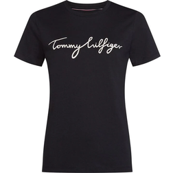 Tommy Hilfiger Heritage Crew Neck Logo T-shirt - Masters Black