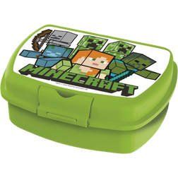 Minecraft Creeper Alex Steve Skeleton Lunch Box